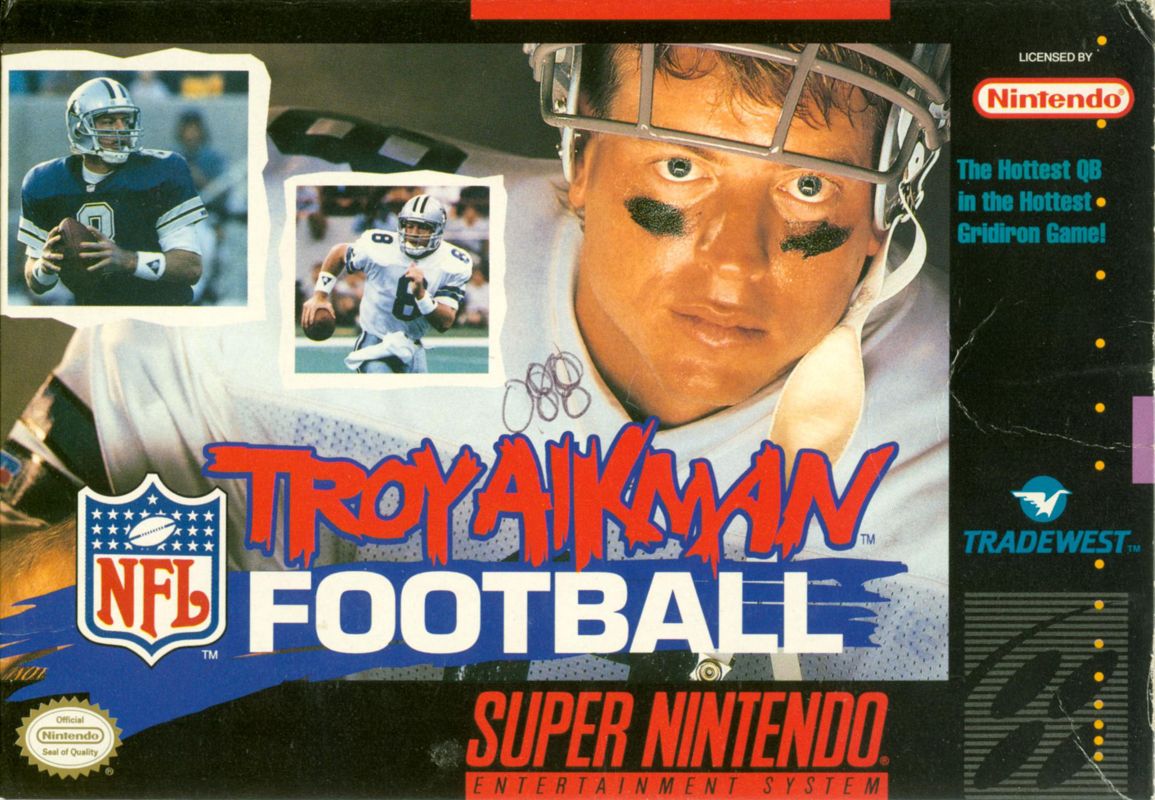 NFL Football box art for Super Famicom